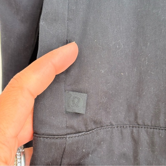 Lululemon Soft Summer Black Asymmetrical Zip Lightweight Vent Jacket NO SIZE - Picture 10 of 13